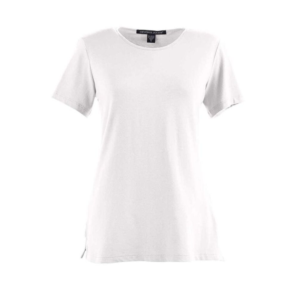 Devon & Jones Women's Perfect Fit Shell T-Shirt / White
